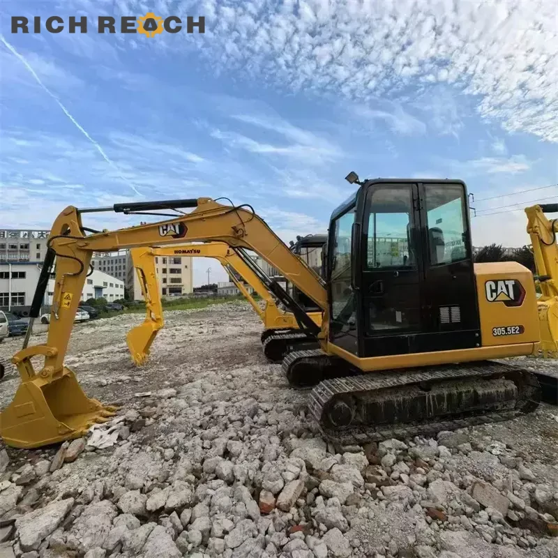 Used CAT305.5E2 Mini Excavator for Sale | Low Hours & Strong Hydraulics | Richreach