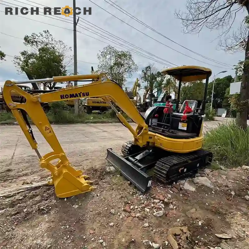 Used Komatsu PC35MR Mini Excavator for Sale | Low Hours Compact Excavator | Richreach