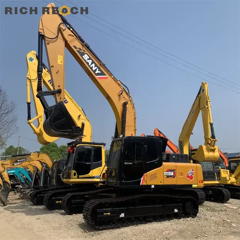 Used Sany 235H Excavator for Sale | Powerful & Low Emission Second Hand Crawler Excavator | Richreach