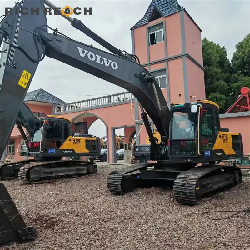 Used Volvo 240 Excavator For Sale | Fuel-Saving Crawler Excavator Best Deal | Richreach